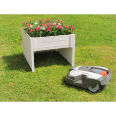 Hortex kukkalaatikollinen autotalli robottileikkurille