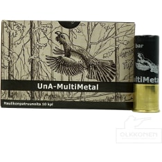 Una Multimetal 12/70 28g 2,50+3,76 mm 10 kpl haulikonpatruuna
