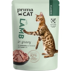 PrimaCat Classic 85 g lammasta kastikkeessa