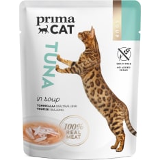PrimaCat Soups Tonnikalaa liemessä 40 g
