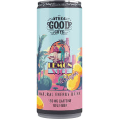 The Good Guys Lemon Vice & Ginger Natural Energy Drink 330ml