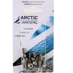 Arctic Marine DIN912 AISI 316 M5x12mm 14 kpl Kuusiokoloruuvi