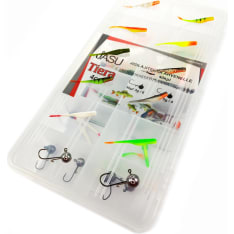 Jasu Tiera 4cm 40pcs + jig heads fish jig assortment