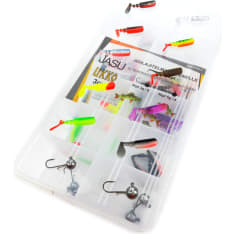 Jasu Ukko 3cm 40pcs + jig heads fish jig assortment