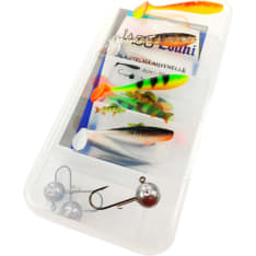 Jasu Louhi 4cm 16pcs + jig heads fish jig assortment