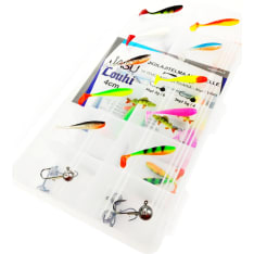 Jasu Louhi 4cm 40pcs + jig heads fish jig assortment