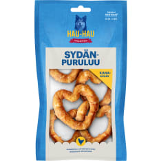 Hau-Hau Champion Sydänpuruluu kana 13 cm 5 kpl 490 g koiran herkku