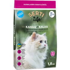 SertiLife 1.5 kg chicken and fish complete cat food
