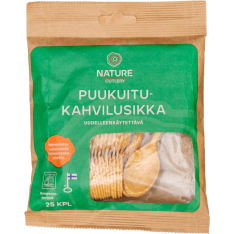 Nature Line 25 kpl 13 cm puukuitukahvilusikka