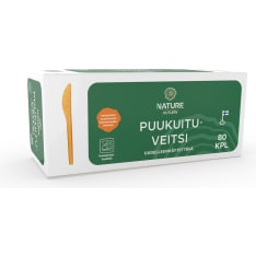 Nature Line 80 kpl 17 cm puukuituveitsi
