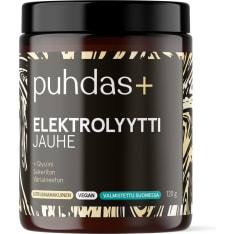 Puhdas+ Elektrolyyttijauhe Sitruuna 120 g ravintolisä