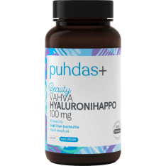 Puhdas+ Hyalyronihappo 100 mg 60 kaps ravintolisä