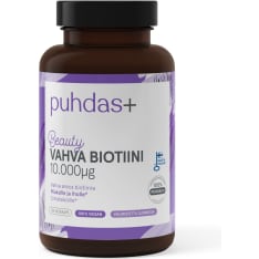 Puhdas+ Beauty Biotiini 10.000µg, 120kaps ravintolisä