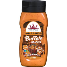 Poppamies Buffalo Medium wing sauce 320ml