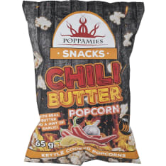 Poppamies Snacks Chili Butter 65g popcorn