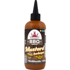 Poppamies BBQ Sauce Mustard barbeque 335g grillikastike