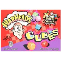 Warheads Chewy Cubes 113 g laatikko