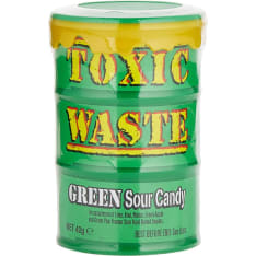 Toxic Waste Green Sour Candy 42 g tynnyri