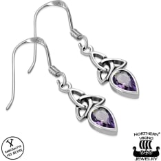 Northern Viking Jewelry Trinity Knot korvakorut