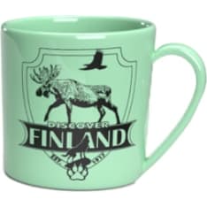 Happy Traveler Discover Finland green Mug