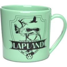 Happy Traveler Discover Lapland vihreä muki