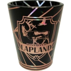 Happy Traveler Rose gold black shot glass 90ml