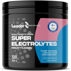 Leader Super Electrolytes Fruity Lemon 360 g elektrolyyttijauhe