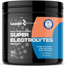 Leader Performance Super Electrolytes Persikanmakuinen 360 g elektrolyyttijauhe