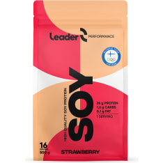 Leader Performance Soy Strawberry 500 g soijaproteiinijuomajauhe