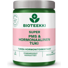 Bioteekki Super PMS & Hormonaalinen tuki 60 kaps. ravintolisä