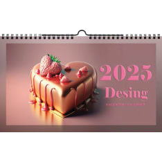 Suomen Aika Desing 2025 seinäkalenteri
