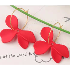 Royal Beauty Accessories HONEY red earrings