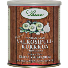 Sauvon valkosipulinen 850/460g vanhanajan viipkurkku