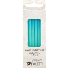 Cake candle aquarel 16 pcs