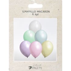 Ilmapallo macaron 6kpl