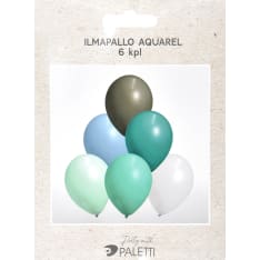 Ilmapallo aquarel 6kpl