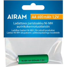 Airam Ni-Mh 600mA 1,2V ladattava AA akkuparisto