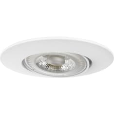 Airam Skye IP20 3 x 450lm 3000K directional led downlight set, white