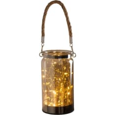 Airam Silmu 15cm lasikoriste led valoilla