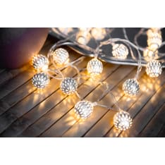 Airam Elsa silver metal ball set