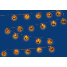 Airam Slipstream IP44 20 led pumpkin light set