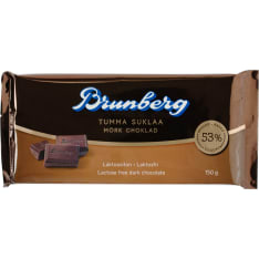 Brunberg 53 % tumma suklaa 150 g levy