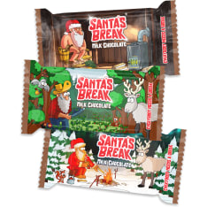 Santa's Break Laktoositon 50 g maitosuklaalevy