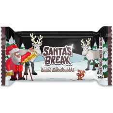 Santa's Break Dark 53% 50g chocolate bar