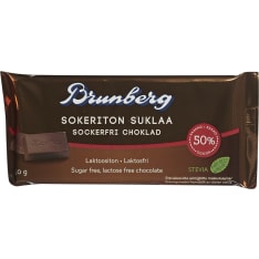 Brunberg 50 g sokeriton suklaa