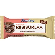 Brunberg Tauko 28 g sokeriton riisisuklaa
