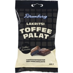 Brunberg 200 g lakritsitoffeepalapussi