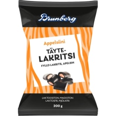Brunberg Appelsiini 200 g täytelakritsi