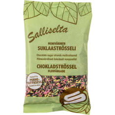 Salliselta 100 g monivärinen suklaaströsseli