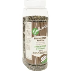 Salliselta 340 g rouhittu mustapippuri